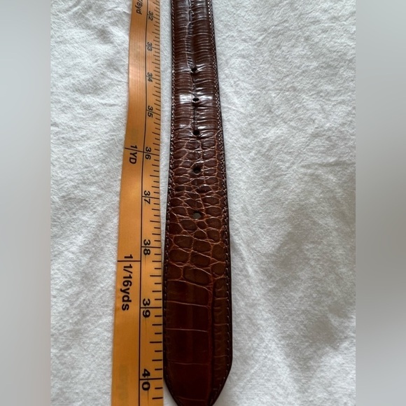 Arden Leather Mens Belt Size 90/36 Brown Italian Leather. - Picture 5 of 7